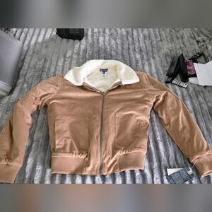 Democracy Tan Faux Fur Jacket